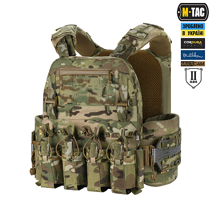 M-Tac плитоноска Cuirass Tiger Elite 2 класс защиты (размер плиты XL) Multicam– Милитарист - фото 1