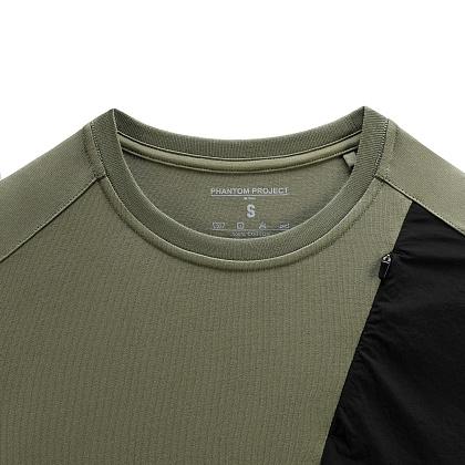 Phantom Project/M-Tac футболка Zipper combo Cotton Nylon Light Olive– Мілітарист - зображення 5