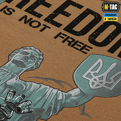 M-Tac футболка Freedom Coyote Brown– Мілітарист - зображення 7