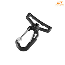 Woojin Plastic карабин Ultra Metal Hook 38mm Black– Милитарист