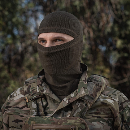 M-Tac балаклава-ніндзя Basic мікрофліс ріп-стоп Dark Olive– Мілітарист - зображення 6