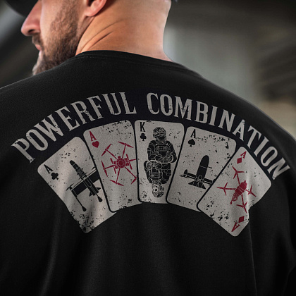 M-Tac футболка Powerful Combination Cotton Hard Black– Милитарист - фото 15