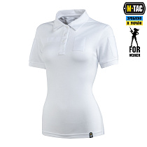 M-Tac поло тактическое 65/35 Lady White– Милитарист