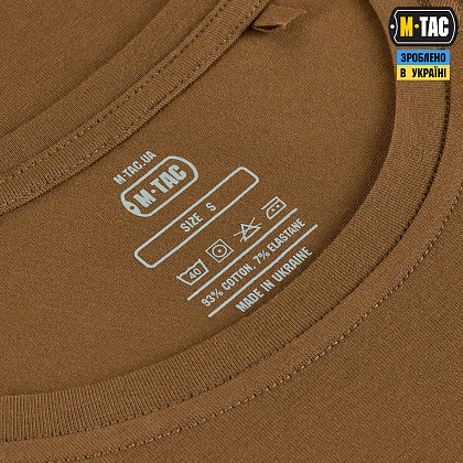M-Tac футболка 93/7 Summer Comfort Fit Coyote Brown– Мілітарист - зображення 5