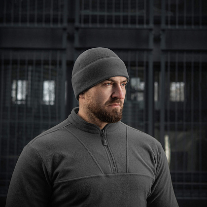 M-Tac шапка Watch Cap Polartec Cold Weather Dark Grey– Мілітарист - зображення 14
