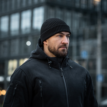 M-Tac шапка вязаная 100% акрил Black– Милитарист - фото 12
