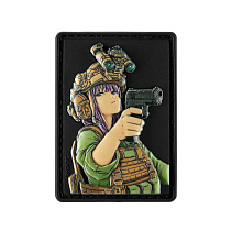 Нашивка Tactical girl №14 PVC– Мілітарист