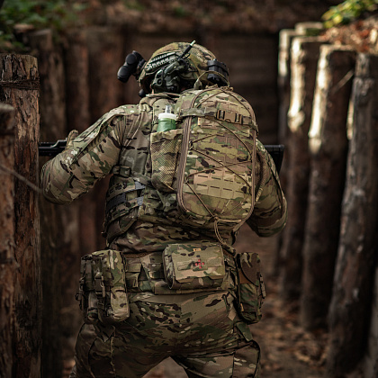 M-Tac рюкзак Sturm з ергономічними лямками Elite Multicam– Мілітарист - зображення 7