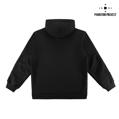 Phantom Project/M-Tac кофта Hoodie Zipper semi-raglan PE Black– Мілітарист - зображення 2