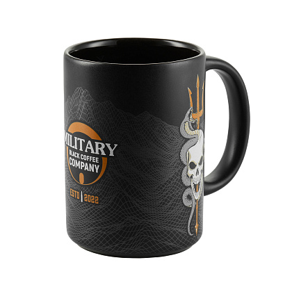 Military Black Coffee Company чашка HK416– Милитарист - фото 1