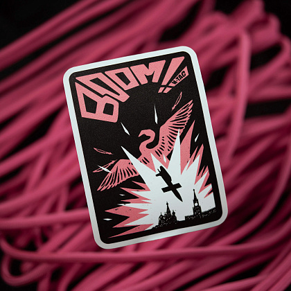 M-Tac наклейка Boom!! Фламінго Pink– Милитарист - фото 2