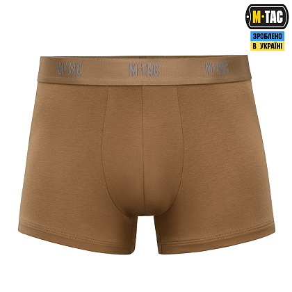 M-Tac труси Men Cotton Stretch Boxer Briefs Coyote Brown– Мілітарист - зображення 2