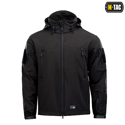 M-Tac куртка Soft Shell с подстежкой Black– Милитарист - фото 2