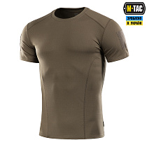 M-Tac футболка потовідвідна Athletic Velcro Olive– Мілітарист