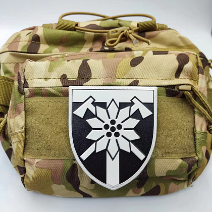 Шеврон ПВХ ЗСУ 128 окрема гірсько-штурмова Закарпатська бригада ОК Захід– Мілітарист - зображення 2