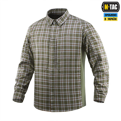 M-Tac рубашка Tactical Cotton Shirt Olive/Grey– Милитарист - фото 1