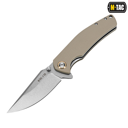 M-Tac ніж складний Type 30 Desert/Stonewash– Мілітарист - зображення 1