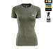 M-Tac футболка Ultra Light Polartec Lady Army Olive– Милитарист - миниатюра 2