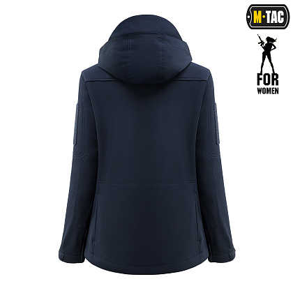 M-Tac куртка Soft Shell Lady Dark Navy Blue– Мілітарист - зображення 4