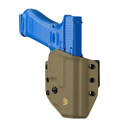 ATA Gear кобура модель Hit Factor ver.1 для зброї Glock - 17/22/47 Flat Dark Earth - Spring правша– Мілітарист - зображення 2