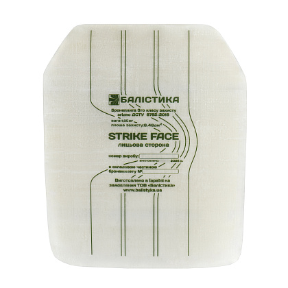 Балістика Бронепластина анатомічна з демпфером розміру L 3-го класу захисту НВМПЕ– Милитарист - фото 2