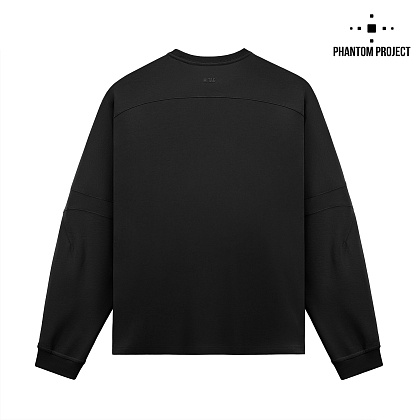 Phantom Project/M-Tac футболка Long Zipper combo Cotton Nylon Black– Мілітарист - зображення 2