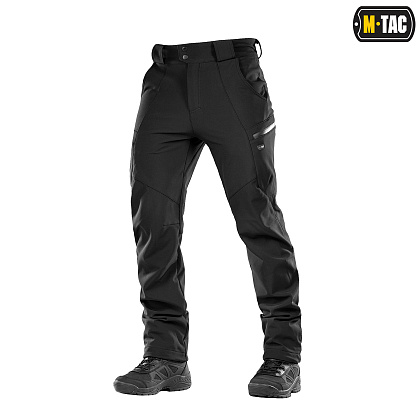 M-Tac брюки Soft Shell Winter Black– Милитарист - фото 2