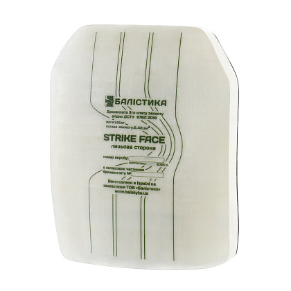 Балістика Бронепластина анатомічна з демпфером розміру L 3-го класу захисту НВМПЕ– Милитарист - фото 1