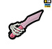 M-Tac нашивка Skeleton Knife PVC Pink– Милитарист