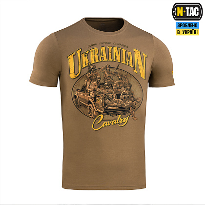 M-Tac футболка Ukrainian Cavalry Coyote Brown– Мілітарист - зображення 3