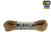 M-Tac паракорд Shock-Cord 3mm Coyote 30м– Милитарист