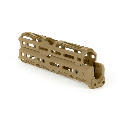 Крук M-Lock цівка довга для АКС-74У довга верхня накладка Coyote (1U044B)– Мілітарист - зображення 9