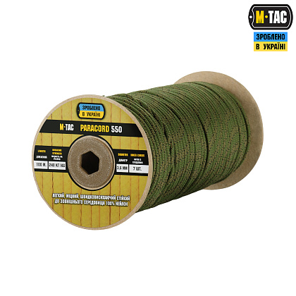 M-Tac паракорд 550 type III 100m Officer– Мілітарист - зображення 1