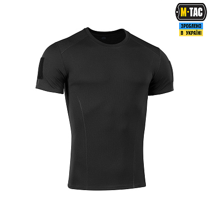 M-Tac футболка потоотводящая Athletic Velcro Black– Милитарист - фото 3