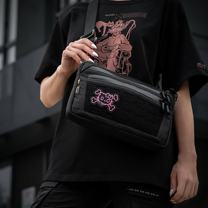 M-Tac нашивка KITTY контур (вышивка) Black– Милитарист - фото 2