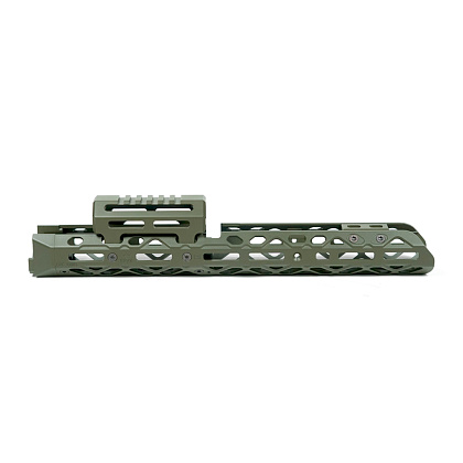 Крук цевье для АК длинное с креплением M-Lok и коротким мостом OD Green (1U004A)– Милитарист - фото 3