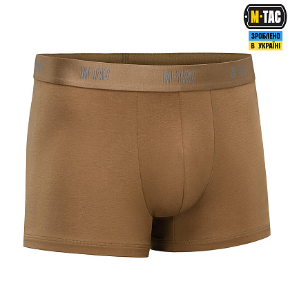 M-Tac труси Men Cotton Stretch Boxer Briefs Coyote Brown– Мілітарист - зображення 3