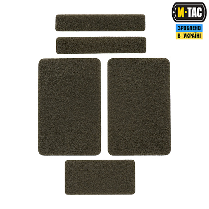 M-Tac комплект липучок (5 шт) Dark Olive– Мілітарист