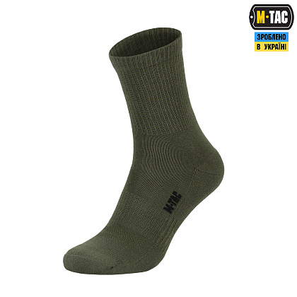 M-Tac шкарпетки Tactical Socks Cotton 67% Olive– Мілітарист - зображення 1