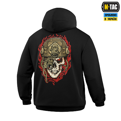 M-Tac кофта Hoodie Worn to the bone Oversize Hard Black– Милитарист - фото 5
