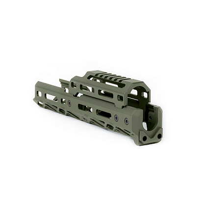 Крук M-Lock цівка для АКС-74У коротка верхні накладка OD Green (1U044A)– Мілітарист - зображення 7