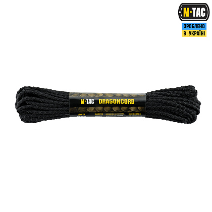 M-Tac паракорд Dragon Cord 15m Black– Мілітарист - зображення 1