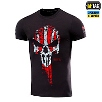 M-Tac футболка Месник Black/Red/Grey– Мілітарист