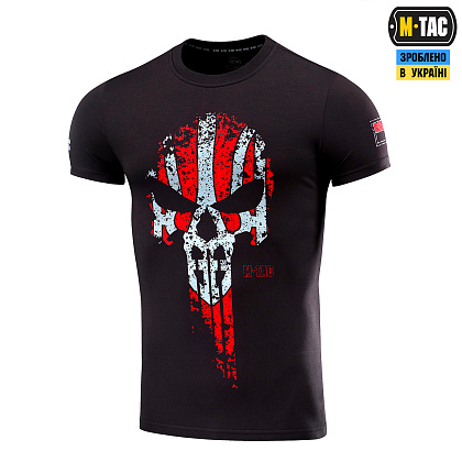 M-Tac футболка Месник Black/Red/Grey– Мілітарист - зображення 1