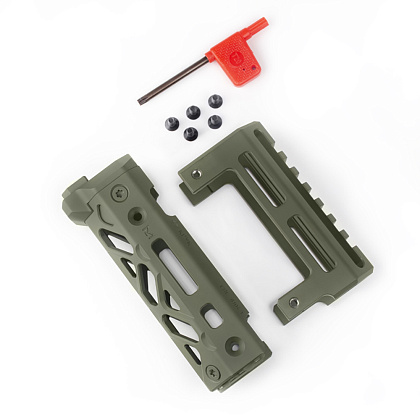Крук RIS цевье для АКС-74У CERAKOTE OD Green (1U043)– Милитарист - фото 12