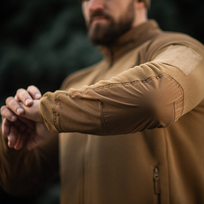 M-Tac куртка Combat Fleece Polartec Jacket Coyote Brown– Милитарист - фото 12