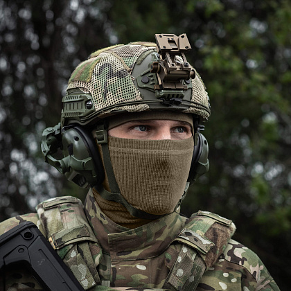 M-Tac шапка-підшоломник мікрофліс ріп-стоп Tan– Мілітарист - зображення 16