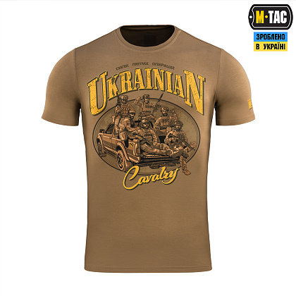 M-Tac футболка Ukrainian Cavalry Coyote Brown– Мілітарист - зображення 2