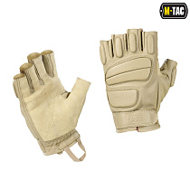 M-Tac перчатки беспалые кожаные Assault Tactical Mk.1 Khaki– Милитарист