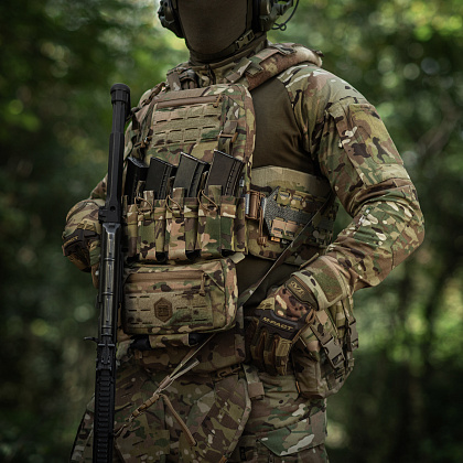 M-Tac плитоноска Cuirass Tiger Elite (розмір плити XL) Multicam– Милитарист - фото 11